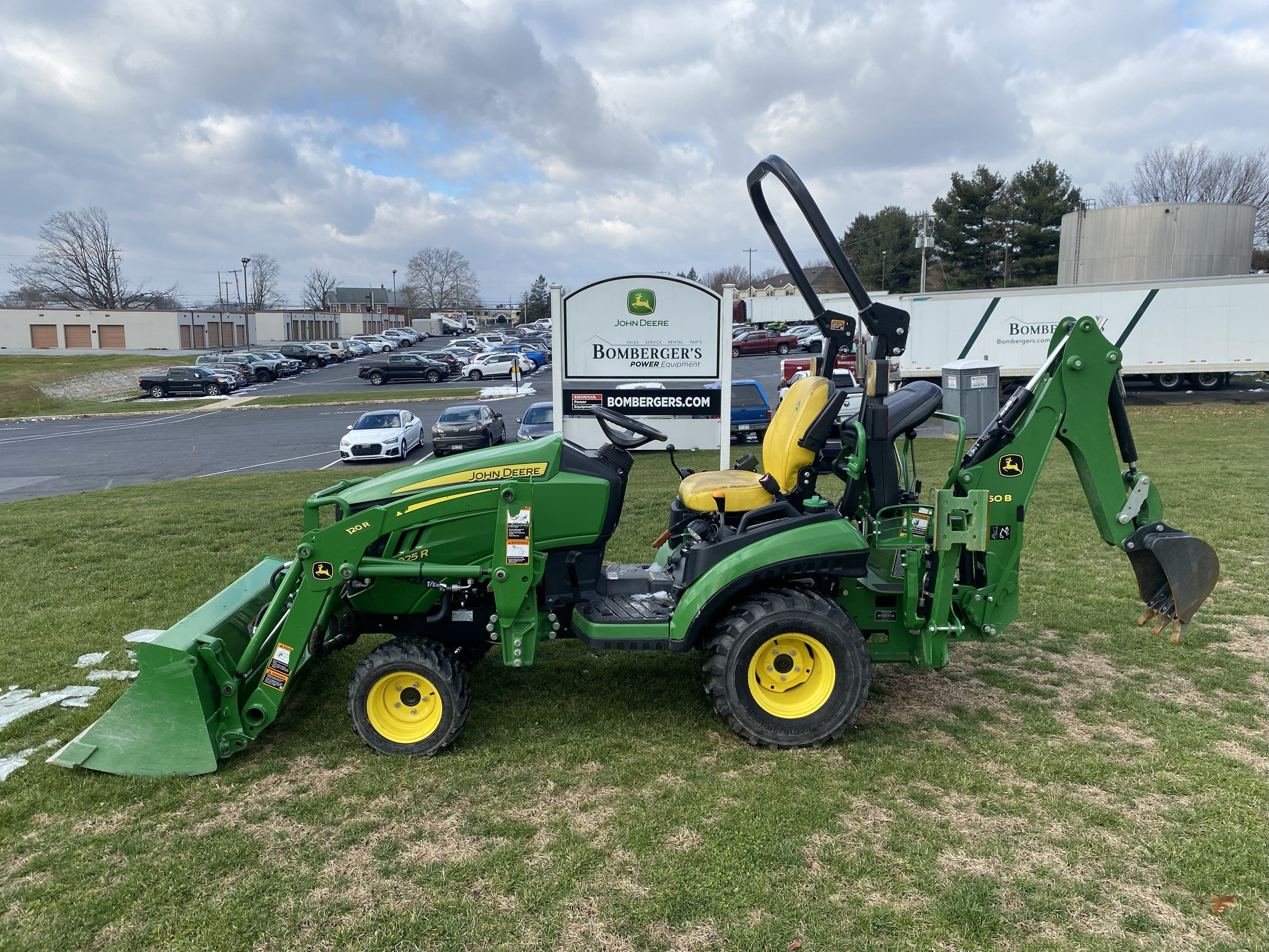 John Deere 1025R Compact with Backhoe