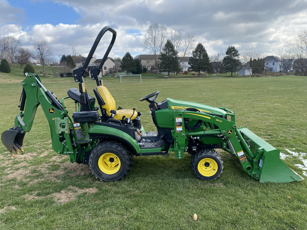 John Deere 1025R Compact with Backhoe