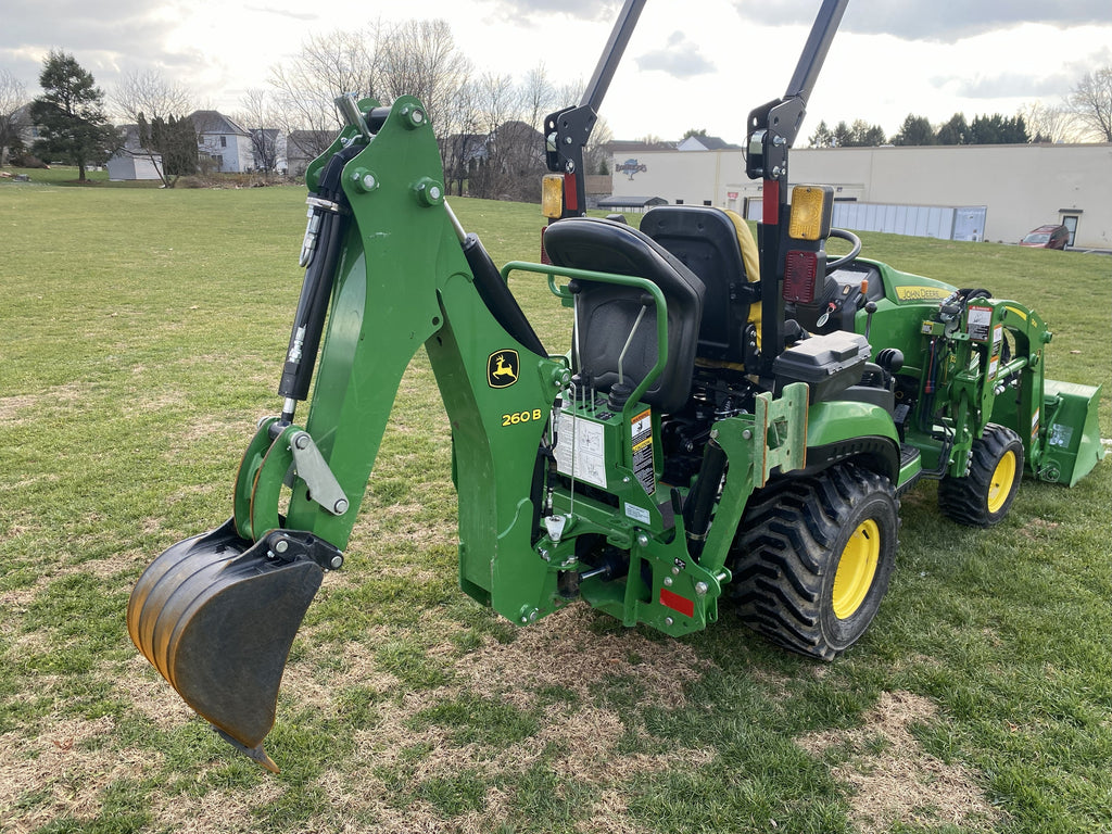 John Deere 1025R Compact with Backhoe