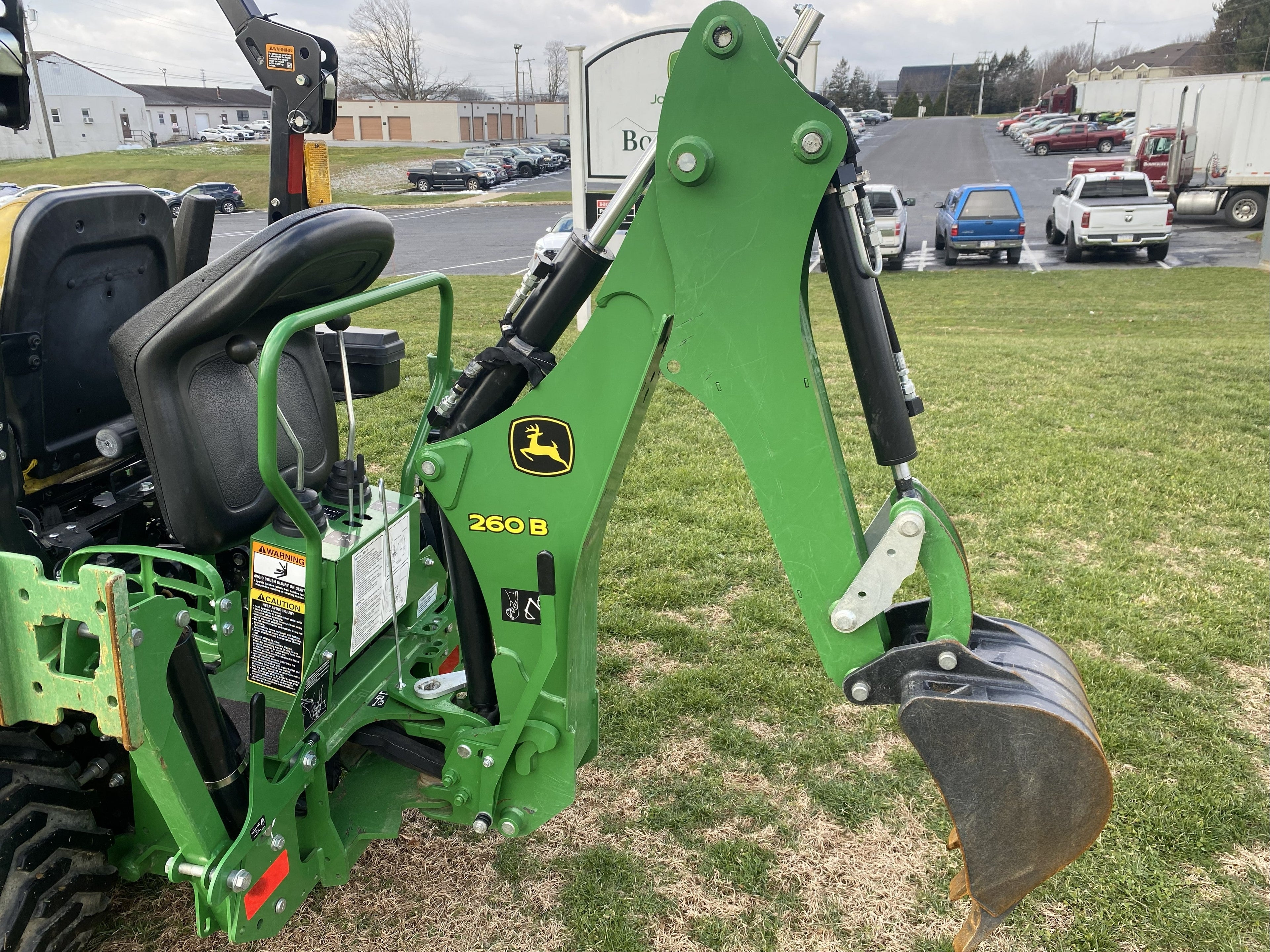 John Deere 1025R Compact with Backhoe