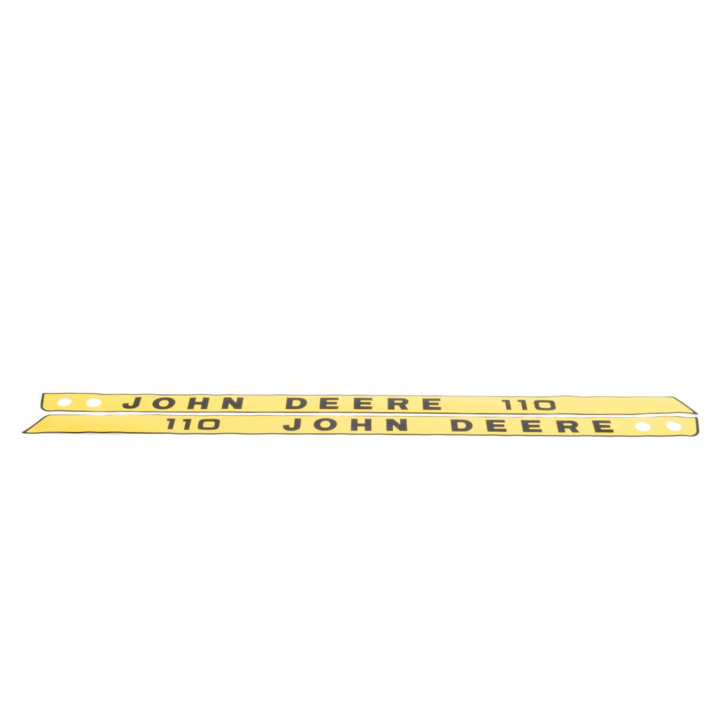 John Deere Hood Decal Set - 110 - BJD210